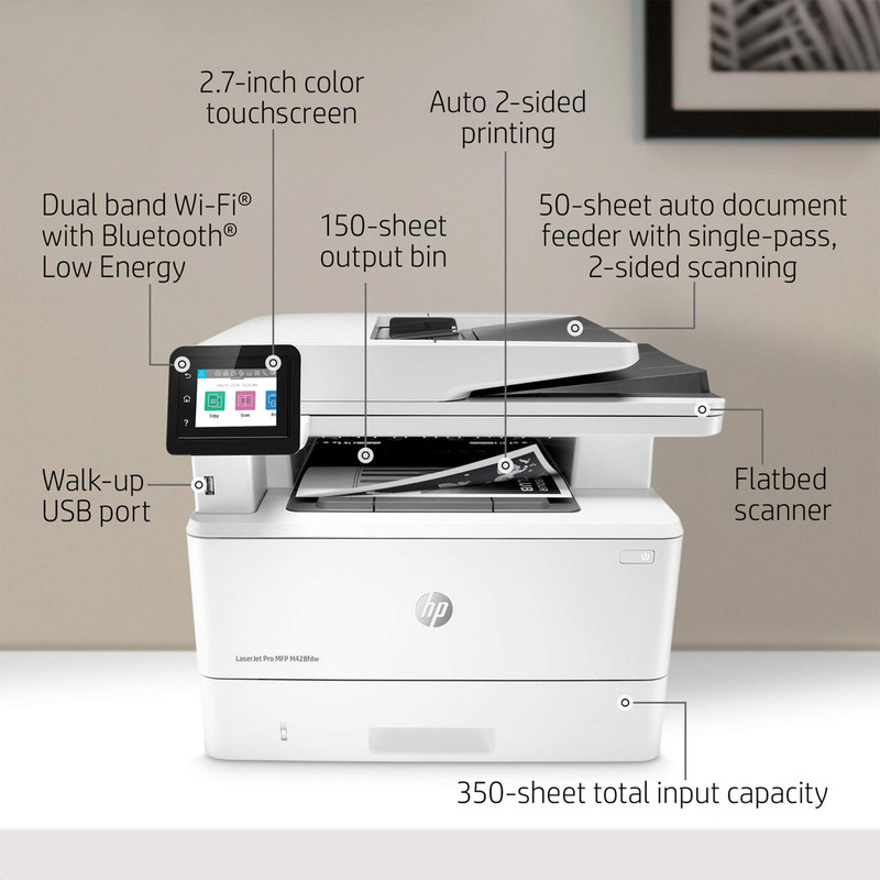 پرینتر چندکاره لیزری اچ پی مدل LaserJet Pro MFP M428fdn