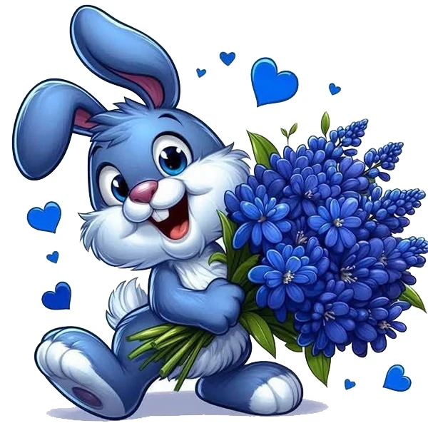 استیکر پارچه و لباس پاد آفرین طرح خرگوشی کد 3438