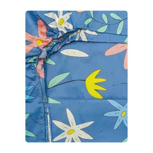 ملحفه آدنو مدل آبرنگ کد IR112 دونفره سایز 140x200 سانتی متر