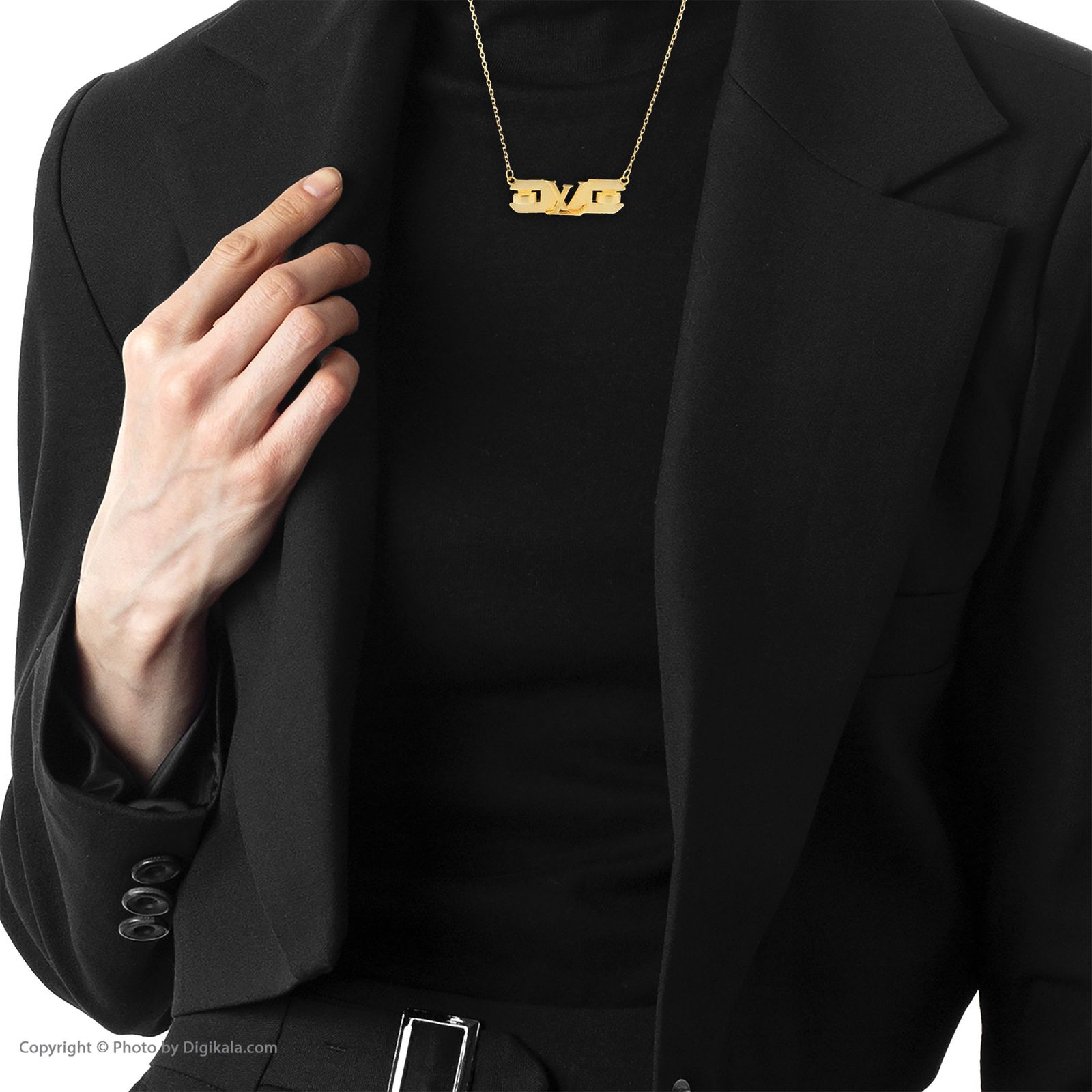 گردنبند طلا 18 عیار زنانه مایا ماهک مدل MM1287 طرح لویی ویتون -  - 5