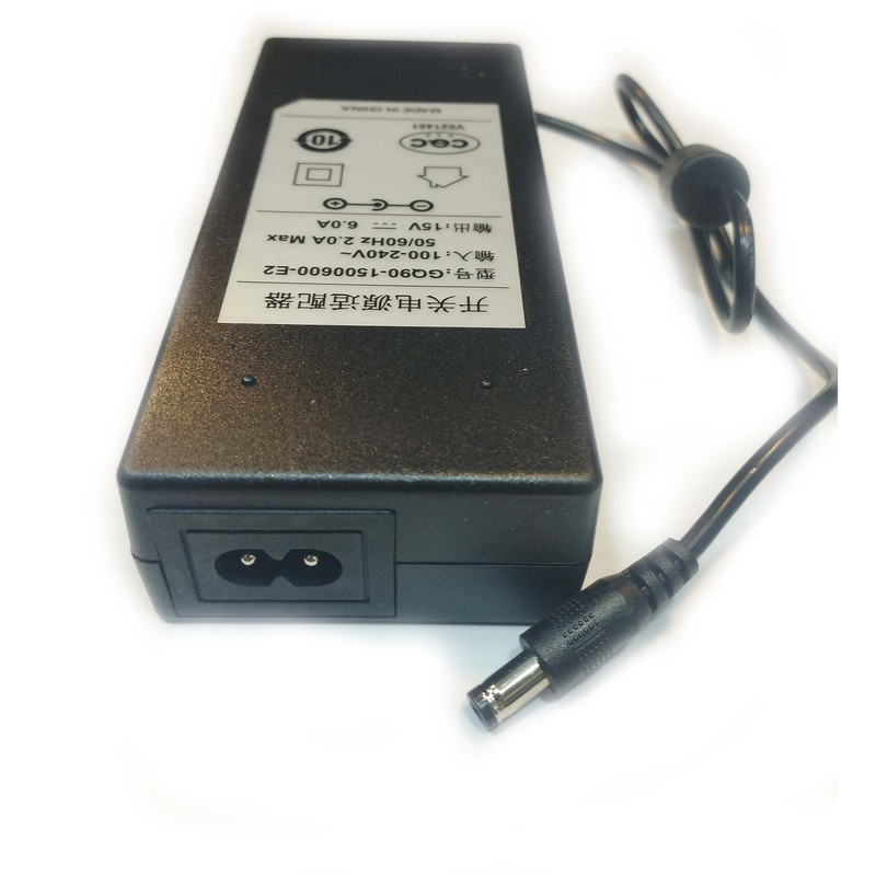 آداپتور 15 ولت 6 آمپر مدل GQ90-1500600-E2 آداپتور 15 ولت 6 آمپر مدل GQ90-1500600-E2