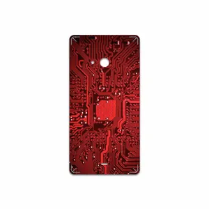 MAHOOT Red Printed Circuit Board Cover Sticker for Microsoft Lumia 540