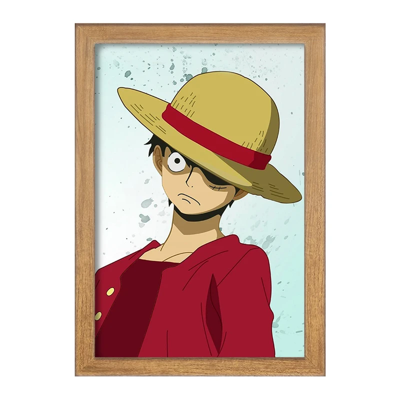 تابلو خندالو مدل لوفی دی مانگی انیمه وان پیس One Piece  کد 11433