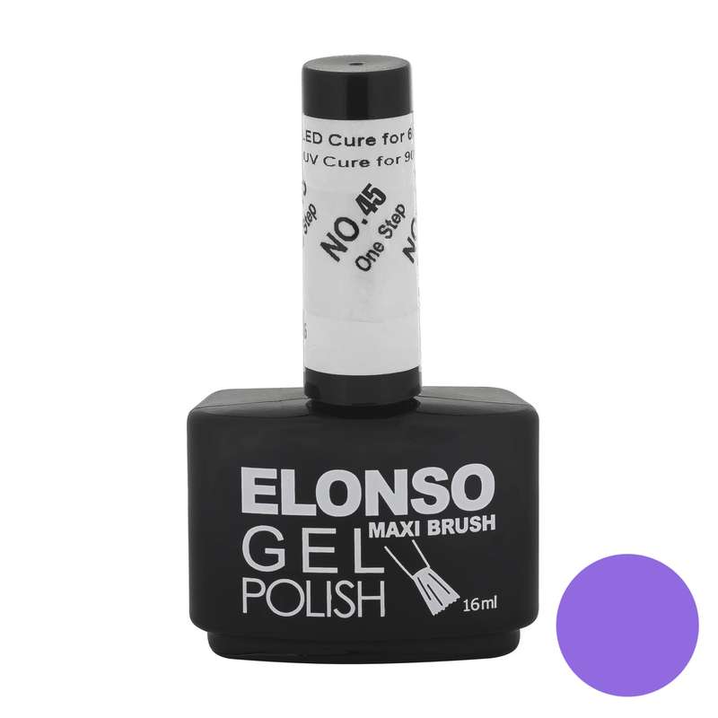 لاک ژل ناخن الونسو مدل پروفیشنال بیوتی شماره 45