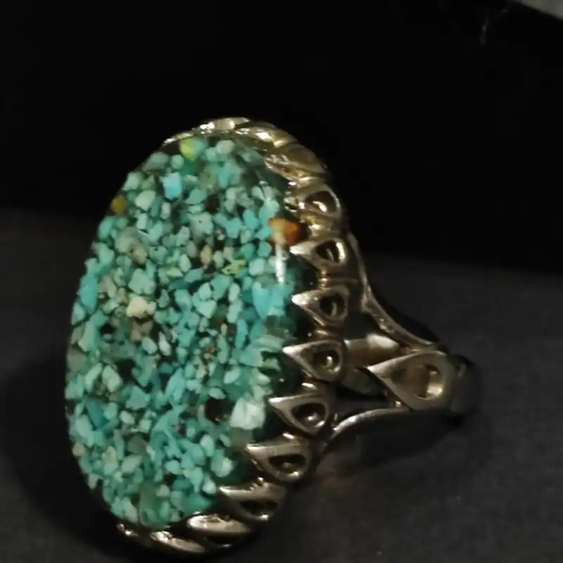 انگشتر مردانه مدل فیروزه کد GL081