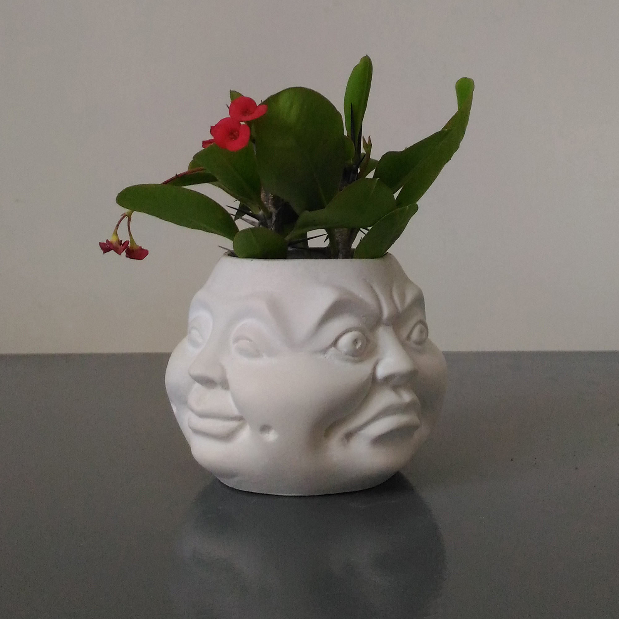 گلدان طرح چهار چهره مدل x1031
