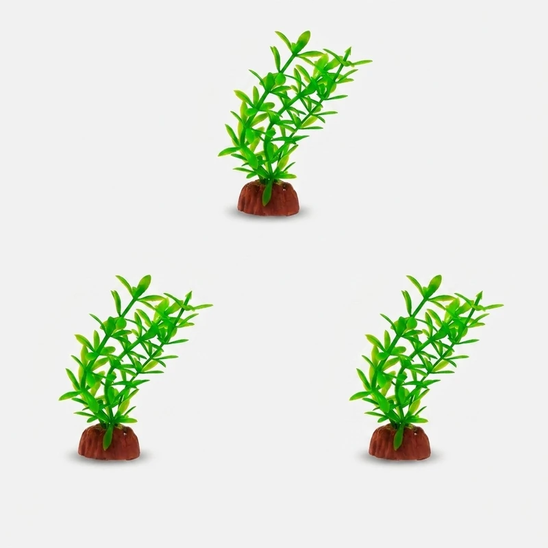 گیاه تزیینی آکواریوم کد 050 بسته 3 عددی
