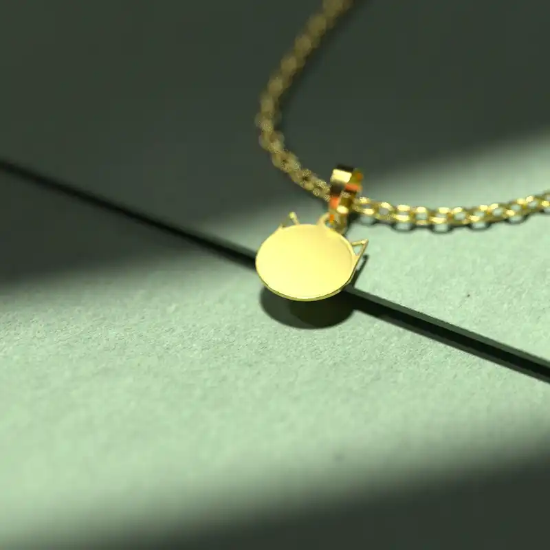 گردنبند طلا 18 عیار زنانه مدوپد مدل جغد کد B3-1-1030