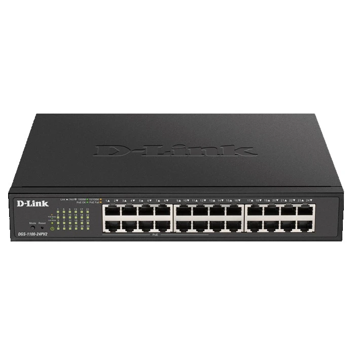 سوئیچ 24 پورت PoE دیلینک مدل DGS-1100-24PV2 سوئیچ 24 پورت PoE دیلینک مدل DGS-1100-24PV2