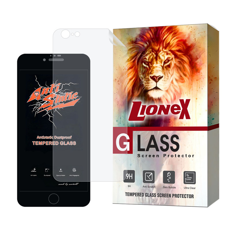 محافظ صفحه نمایش آنتی استاتیک لایونکس مدل ANTNABKLI  مناسب برای گوشی موبایل اپل iPhone 6 / iPhone 6s به همراه محافظ پشت گوشی