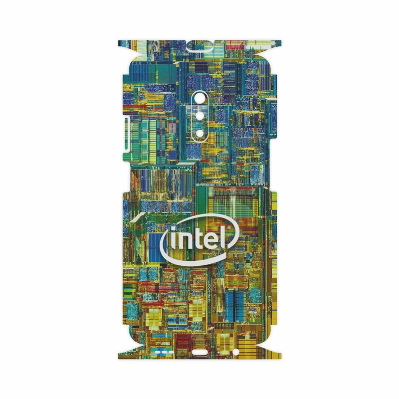 برچسب پوششی ماهوت مدل Intel Brand-FullSkin مناسب برای گوشی موبایل اپو Realme X