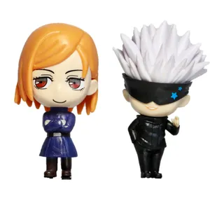 اکشن فیگور مدل انیمه جوجوتسو کایسن طرح گوجو و نوبارا مجموعه 2 عددی