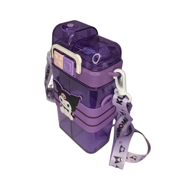 قمقمه کودک طرح دو مخزنه  مدل کرومی گنجایش 0.5 لیتر