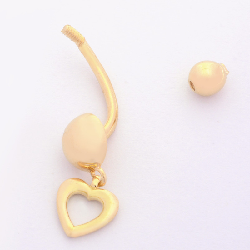 پیرسینگ طلا 18 عیار زنانه طلای مستجابی کد 11