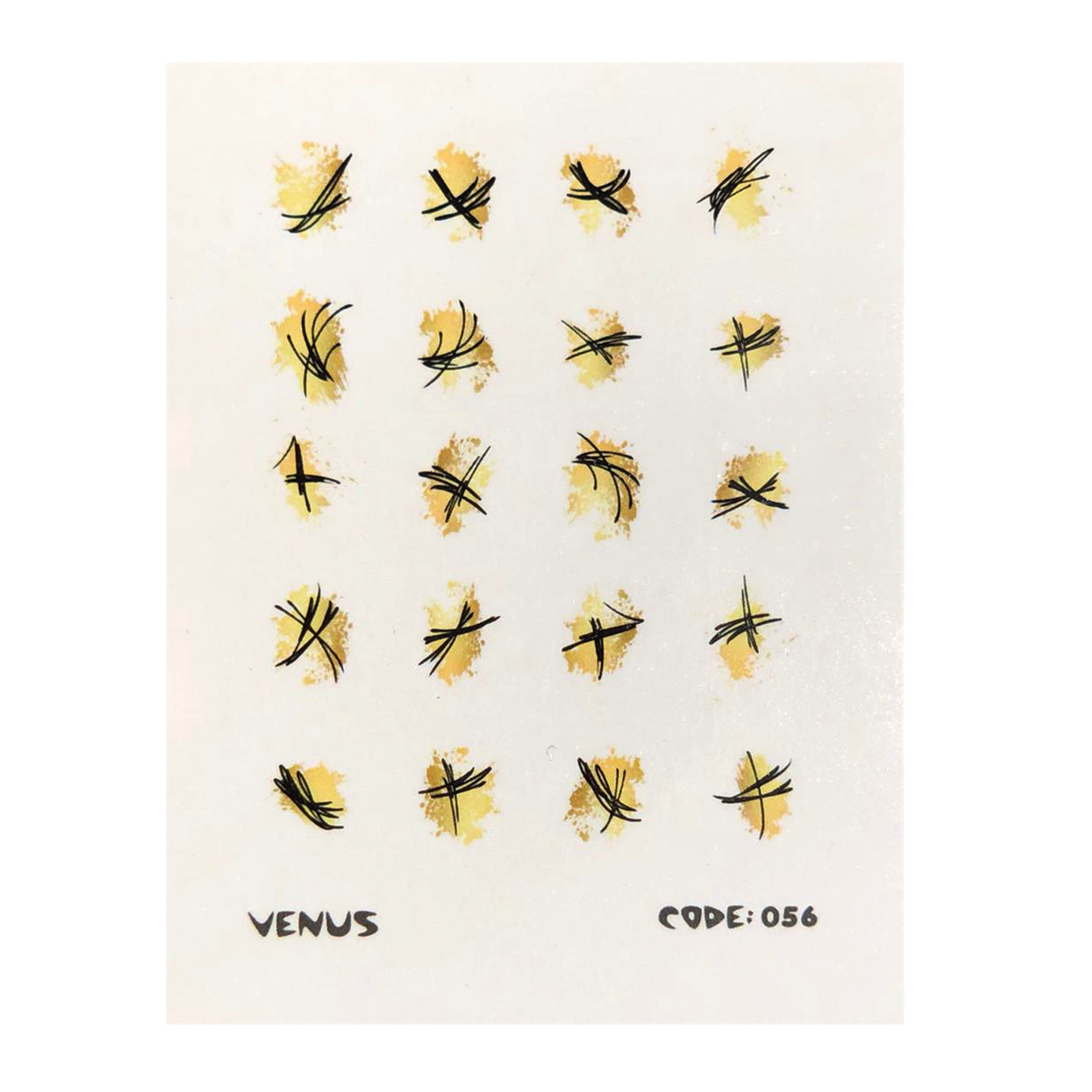 برچسب لنز ناخن مدل ونوس کد 056