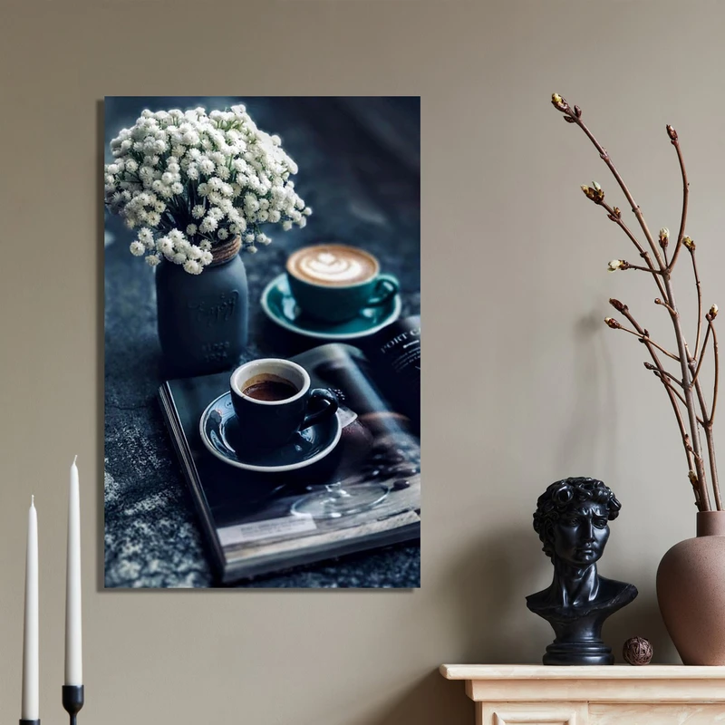 تابلو شاسی مدل کافه قهوه کد C22989