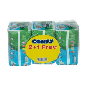  پوشک بچه کانفی کد 002 سایز 5 مجموعه 3 عددی