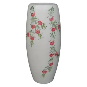 گلدان سرامیکی هیوا طرح پیچک کد 9102564