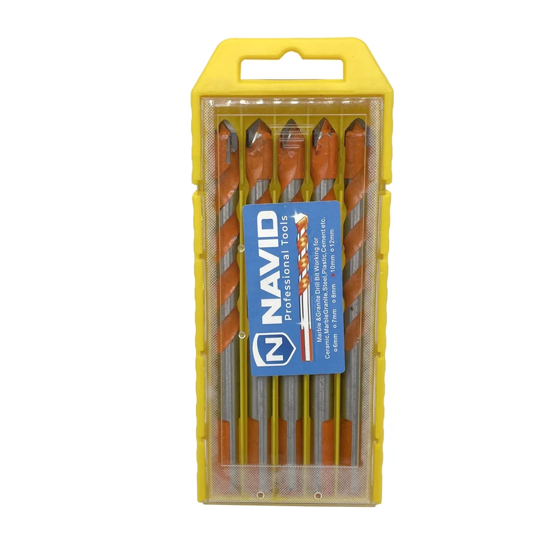 مته همه کاره صنعتی نوید کد 10MM سایز 10 میلیمتر مجموعه 5 عددی