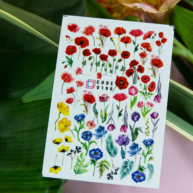 برچسب لنز ناخن مدل magenta مجموعه 6 عددی