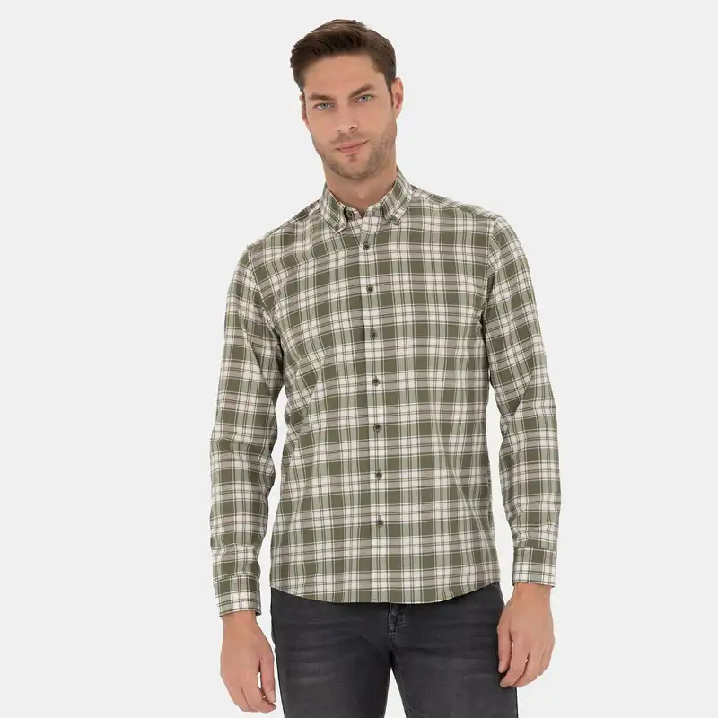 پیراهن آستین بلند مردانه پیر کاردین مدل 50277446-VR027