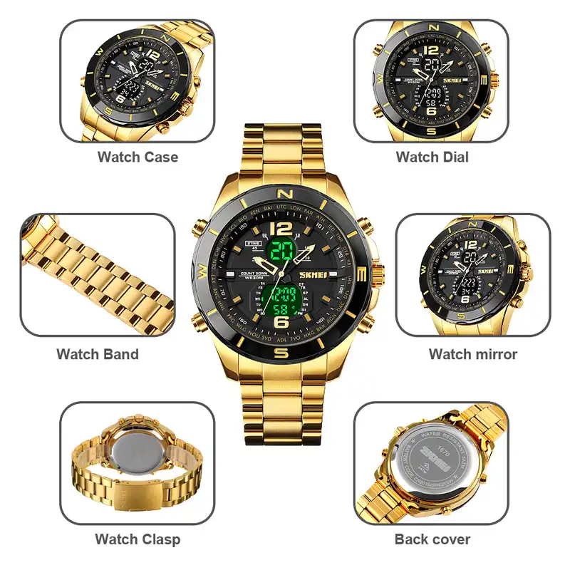 ساعت مچی دیجیتال مردانه اسکمی مدل 1670gd