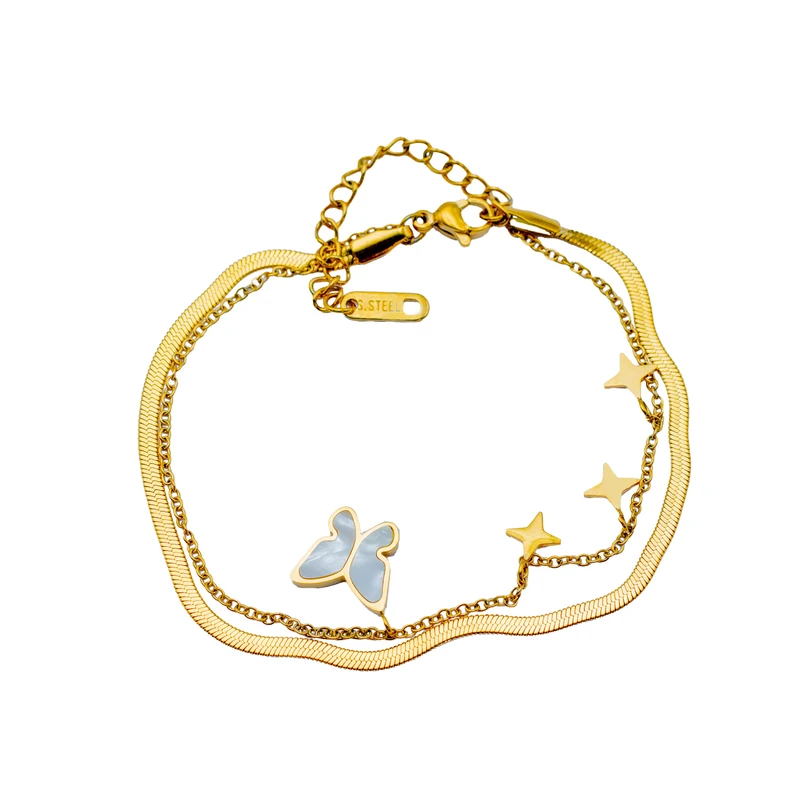 دستبند زنجیری زنانه مدل TBR 198