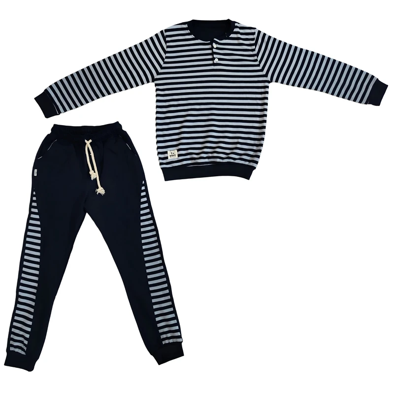 ست سویشرت و شلوار راحتی پسرانه مدل 1367530