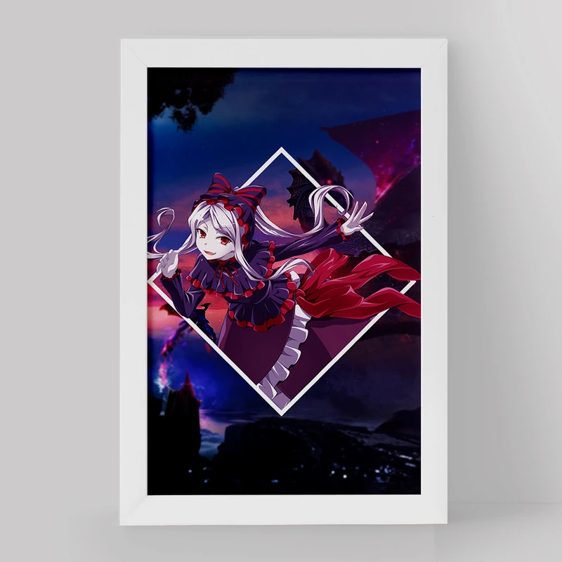 تابلو خندالو مدل شالتر انیمه اورلرد Overlord کد 18317