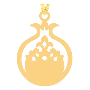 آویز گردنبند طلا 18 عیار زنانه الن نار مدل طرح يلدا ELN31709