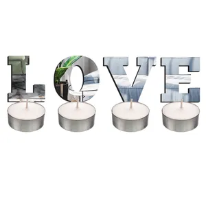 شمع وارمر اِلِنسی مدل LOVE مجموعه 4 عددی