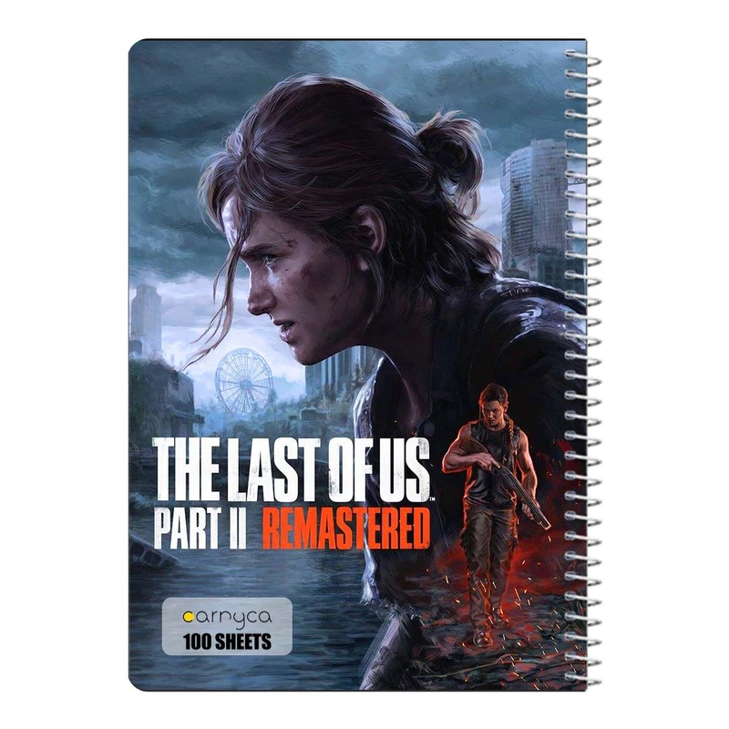 دفتر شطرنجی 100 برگ سیمی کارنیکا طرح لست اف اس The Last of Us کد 30215