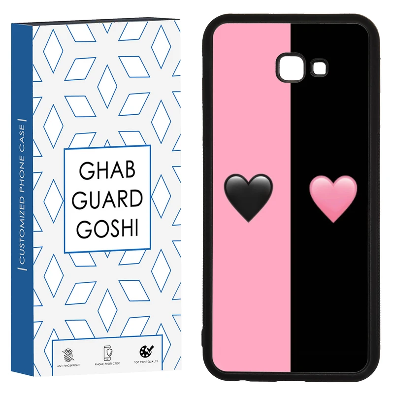 کاور قاب گارد گوشی طرح صورتی مشکی کد TPU-251 مناسب برای گوشی موبایل سامسونگ Galaxy J4 plus / J4 core