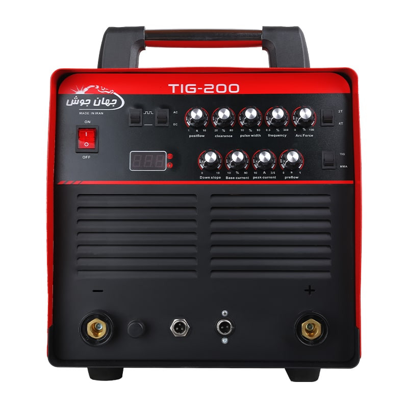 اینورتر جوشکاری 180 آمپر جهان جوش مدل TIG-200 اینورتر جوشکاری 180 آمپر جهان جوش مدل TIG-200