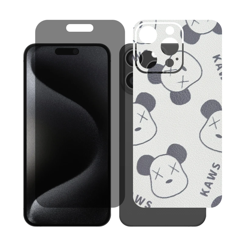 محافظ صفحه نمایش حریم شخصی گلس مدل Together مناسب برای گوشی موبایل اپل iPhone 15 Pro Max به همراه برچسب پوششی