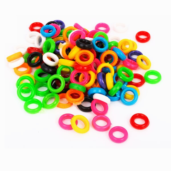 آویز تزیینی مدل حلقه رنگی دریم کچر بسته 40 عددی 