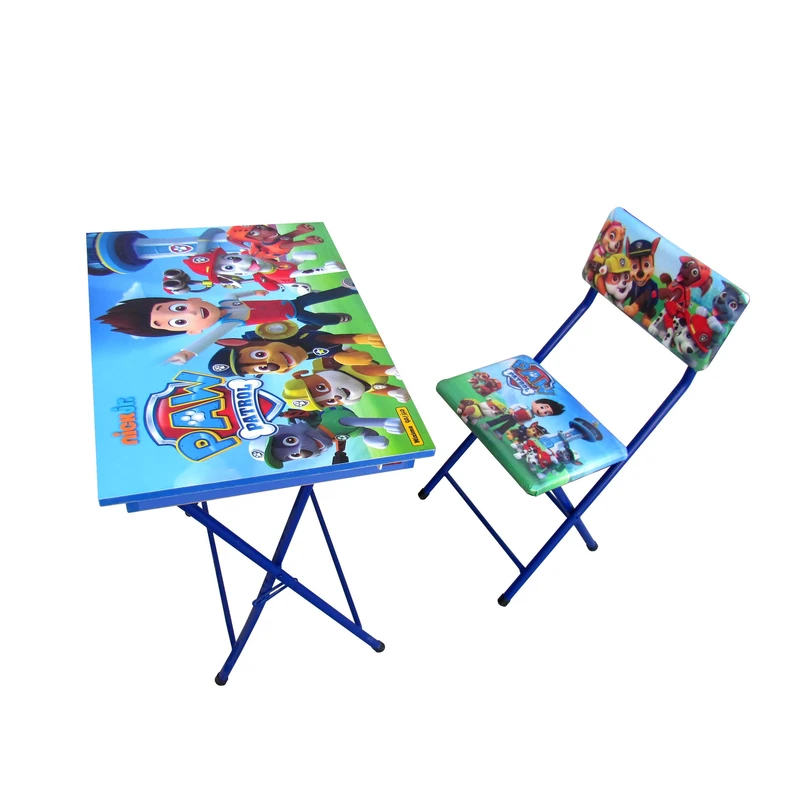 ست میز و صندلی کودک میزیمو مدل سگهای نگهبان کد 51