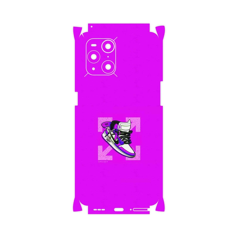 برچسب پوششی ماهوت مدل Nike Air Sneaker Digital Art-FullSkin مناسب برای گوشی موبایل اپو Find X3 Pro