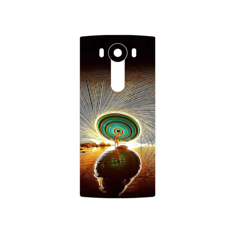 برچسب پوششی ماهوت مدل Night Light Fountain مناسب برای گوشی موبایل ال جی V10