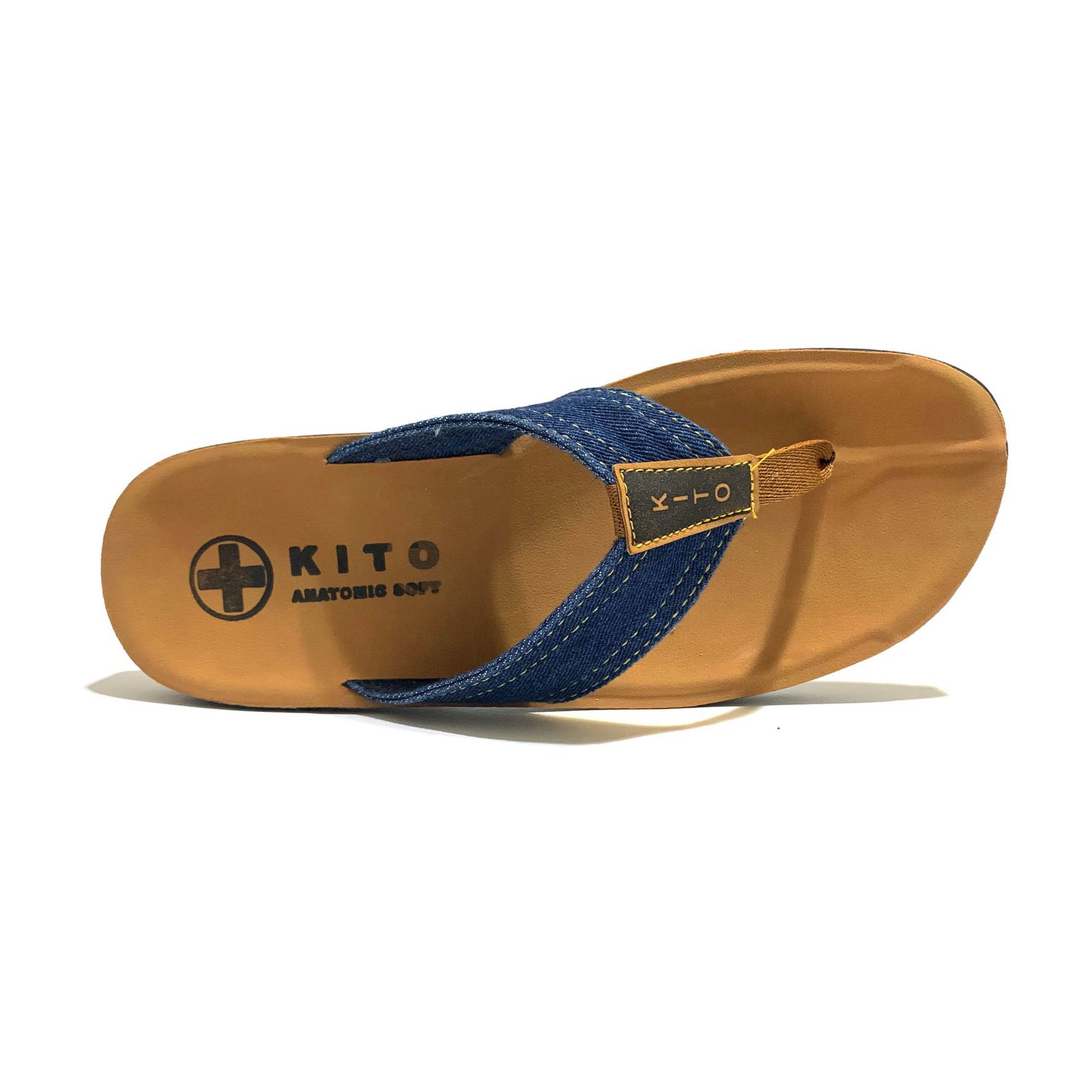 دمپایی لاانگشتی مردانه کیتو مدل Denim Style کد RS-NBL-054 -  - 2