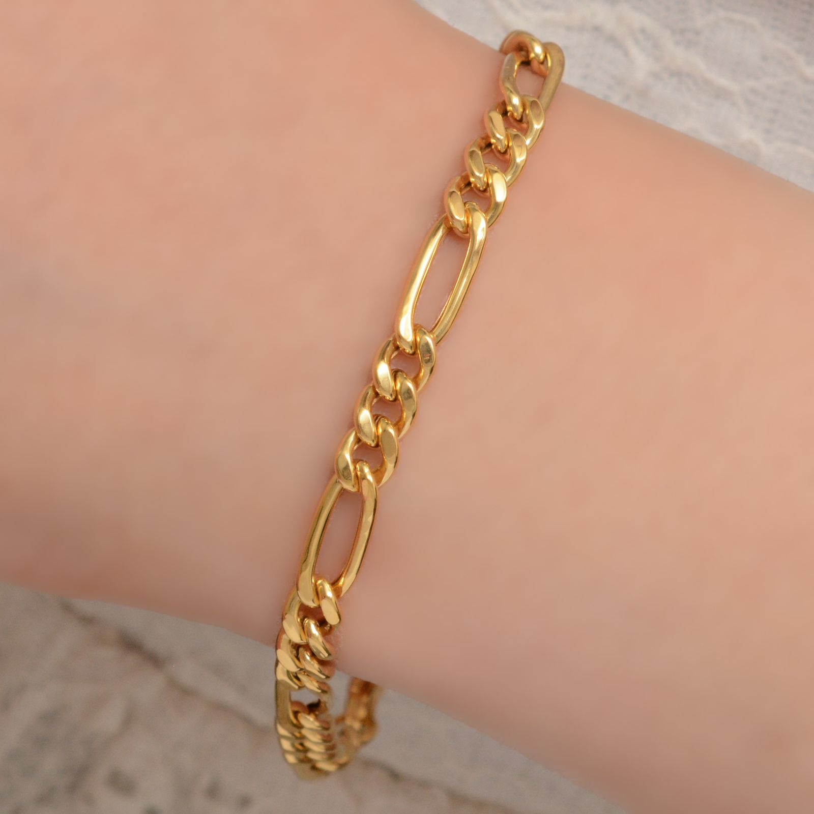 دستبند طلا 18 عیار دخترانه رستا گالری مدل K658oy