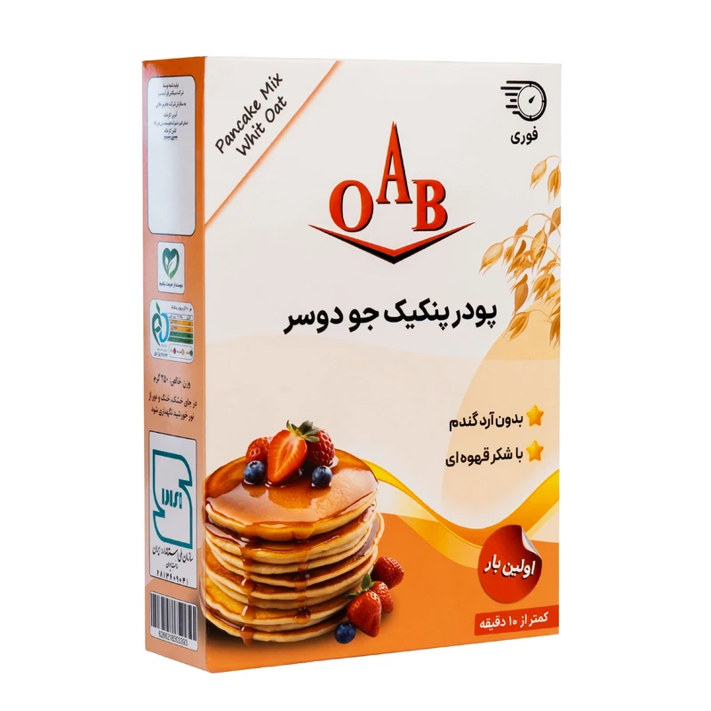 پودر پنکیک جو دوسر اُ آ ب - 250 گرم