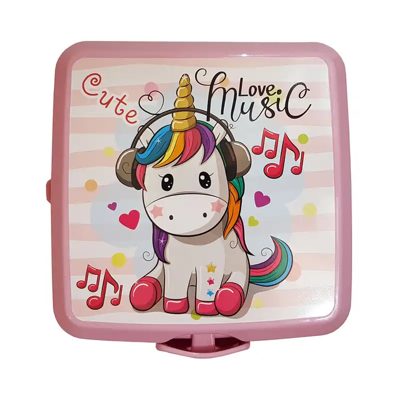 ظرف غذا 3 تکه کودک هوبی لایف مدل موسیقی