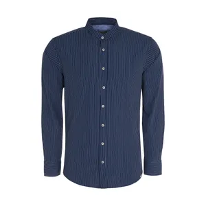 پیراهن مردانه آلفونسی مدل M2102004SH-DKBLUE