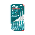 پیچ گوشتی یک سر چهارسو یک سر دو سو توتال مدل THT250608 بسته 8 عددی