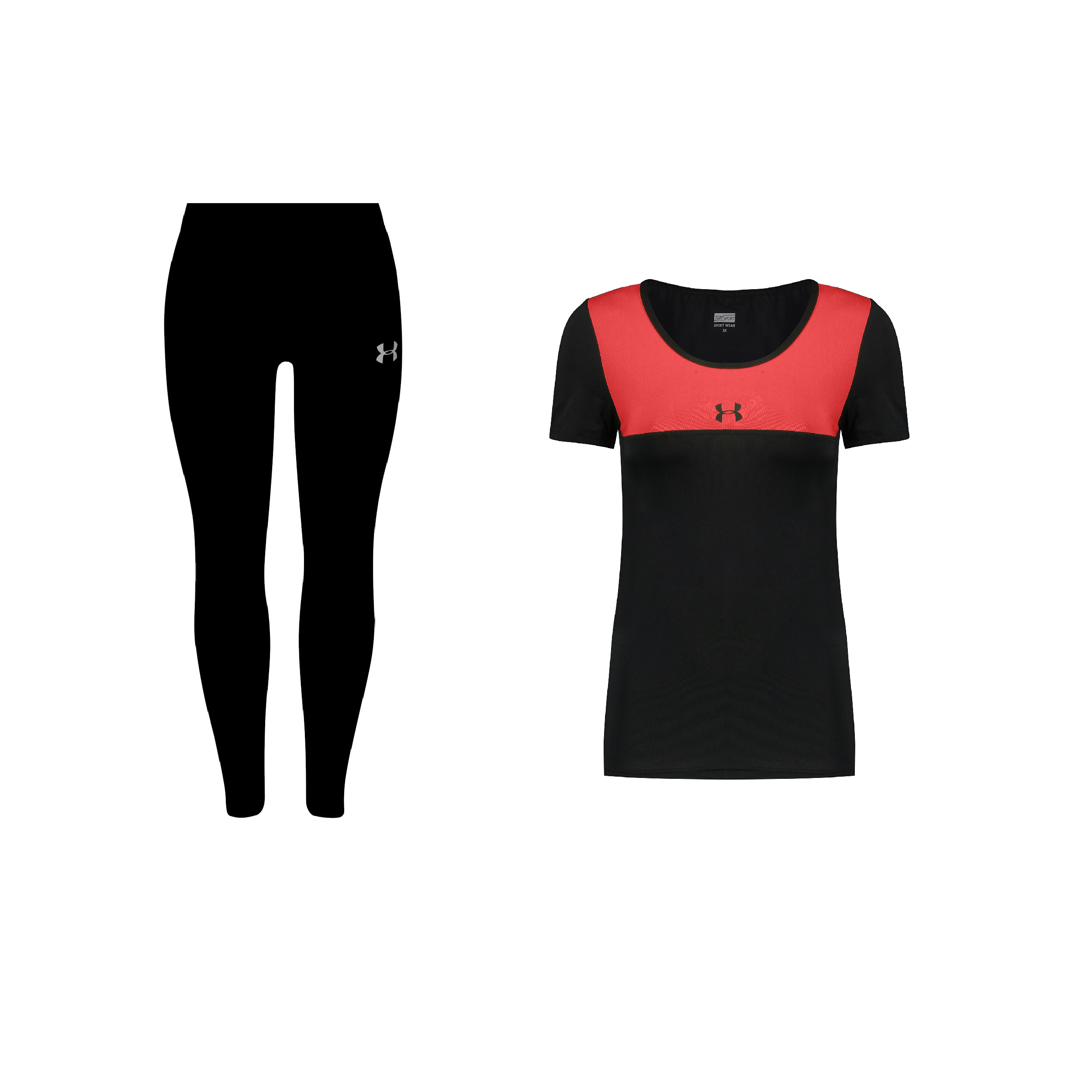 ست تی شرت و لگینگ ورزشی زنانه مدل 4101-7102