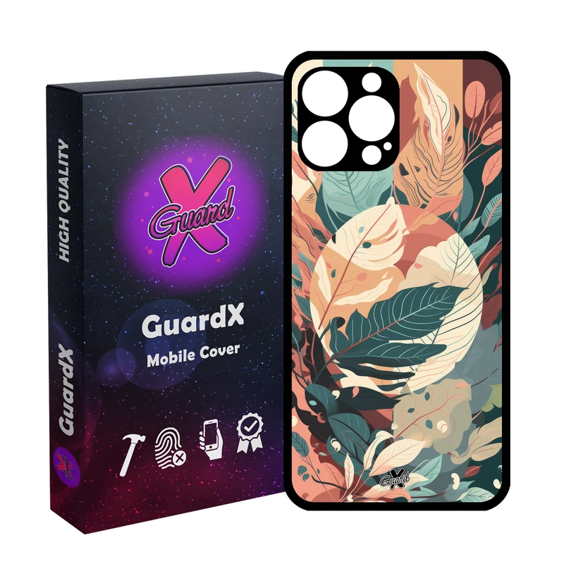 کاور گارد ایکس طرح برگ مدل Glass10657 مناسب برای گوشی موبایل اپل iPhone 13 Pro Max