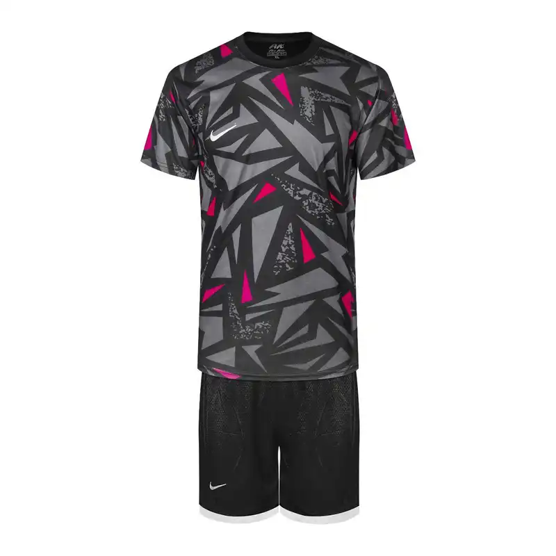 ست تی شرت آستین کوتاه و شلوارک ورزشی مردانه مدل N2