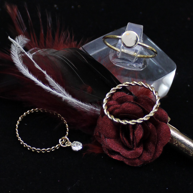 بند انگشتی زنانه کد RKH_1206 مجموعه 3 عددی