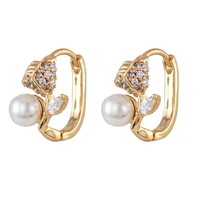 گوشواره زنانه ژوپینگ مدل گل کد AAC1053